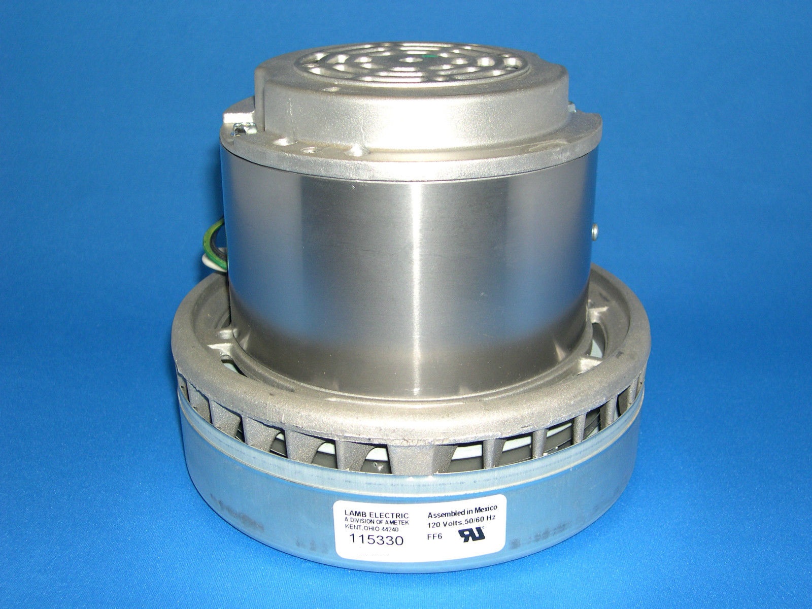 Featured image for “New Genuine Ametek Lamb 2 Stage 7.2″ Peripheral Bypass Vacuum Motor 115330”