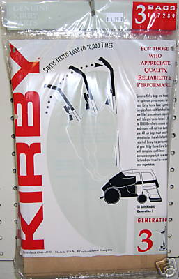 Featured image for “6 Genuine Kirby G3-G6 Diamond Ult. G Vacuum Bags + Belt”